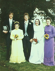 Colin Baillie and first wife Gillian Newman
