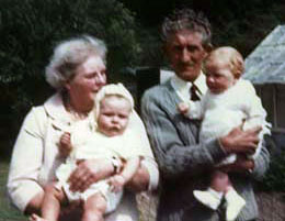 Dad, Mum and Mark and Sarah.