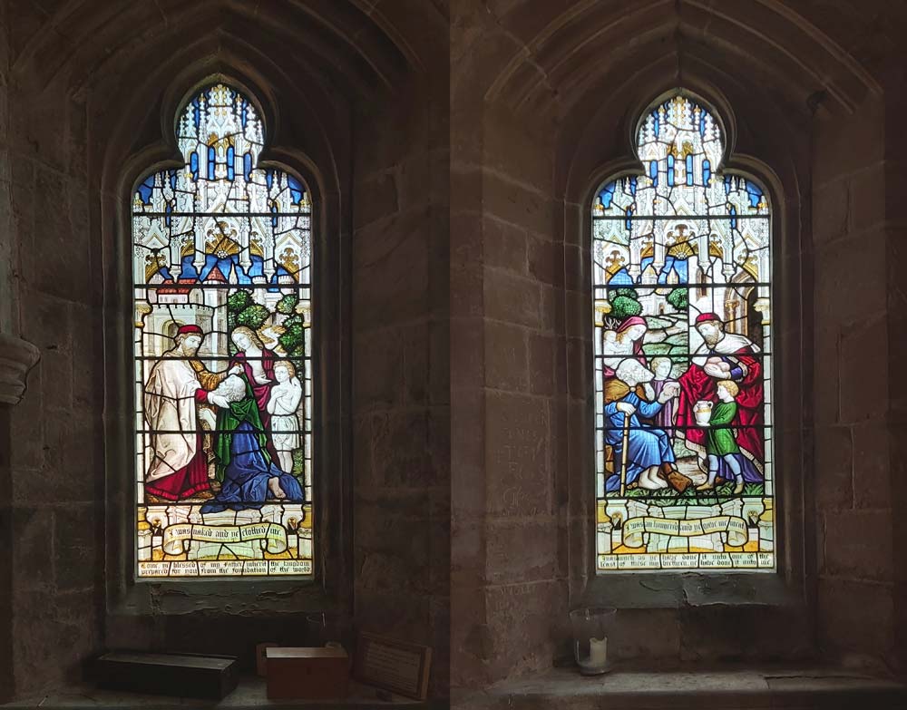 Broadwas Church - Chapel, East Windows.