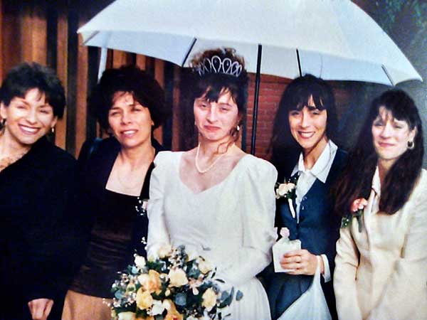 Karen Wixey on her wedding day, to Jason S. Weston.