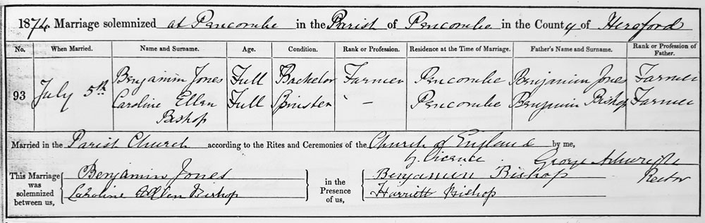 Marriage Certificate