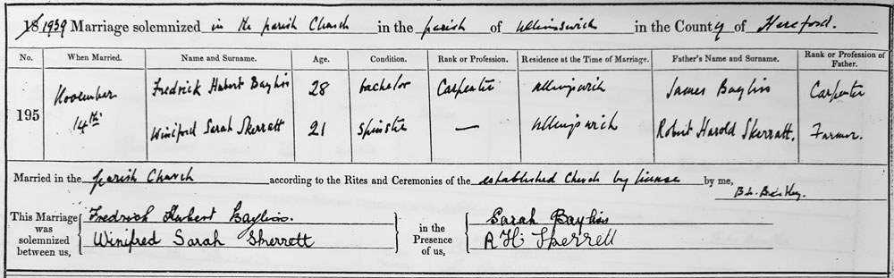 Marriage Certificate