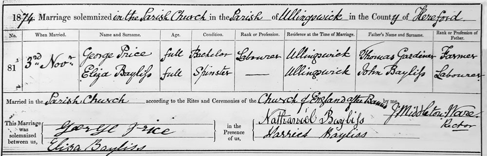 Marriage Certificate