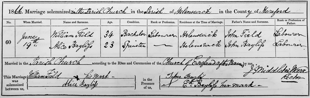 Marriage Certificate