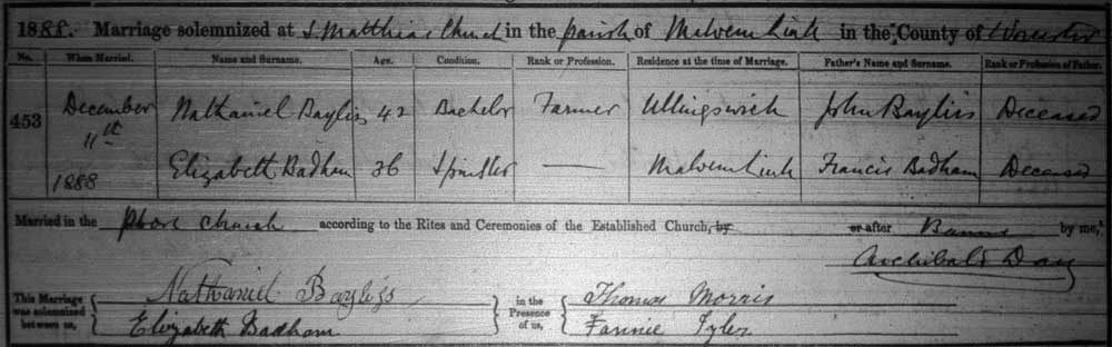 Marriage Certificate