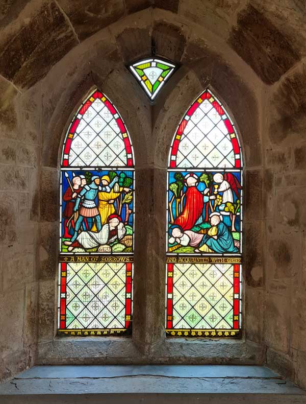 St. Lukes, Ullingswick, Herefordshire - Chancel window - The Garden of Gethsemane.