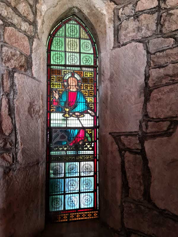 St. Lukes, Ullingswick, Herefordshire - Chancel window - The Last Supper.