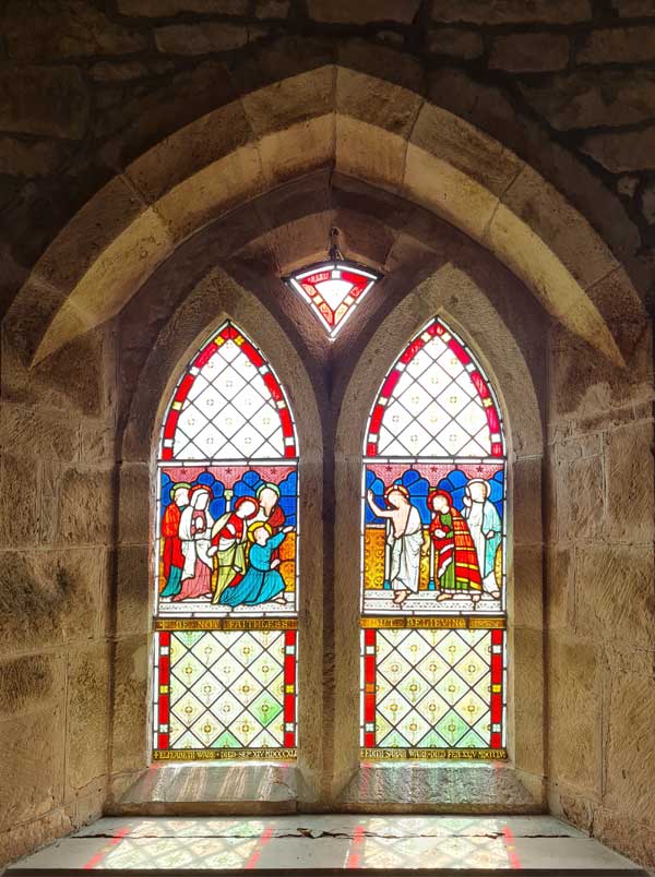 St. Lukes, Ullingswick, Herefordshire - South Chancel window dedicated to Elizabeth and Edith Sarah Ware.