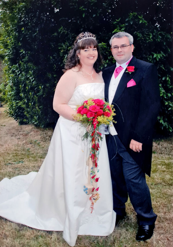 Mark and Wendy (Brazier) Davies Marriage and children.