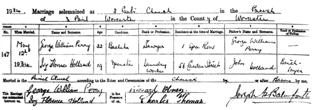 Marriage Certificate