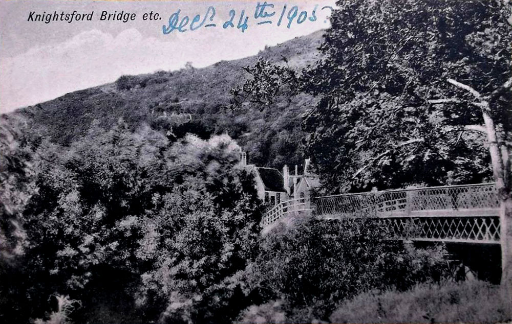 Knightwick Bridge, 1905 postcard.