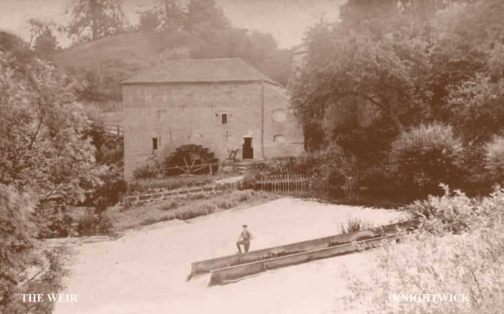 The Mill, and Weir, Knightwick.