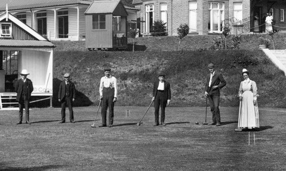 Croquet at the Sanatorium,  Knightwick.