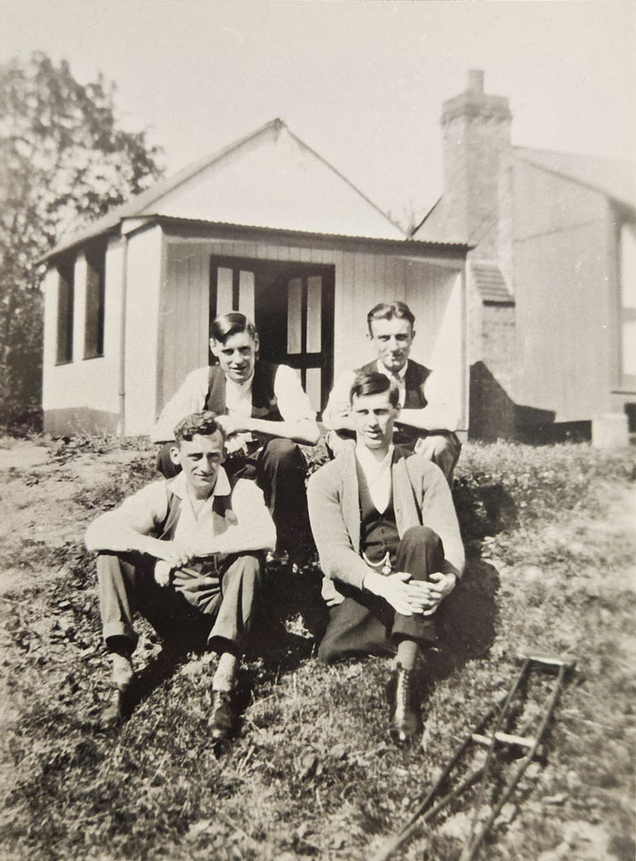   Here are four men who were patients at the Sanatorium circa 1920 to 1930. I expect they probably played croquet as the men in the above photo did.