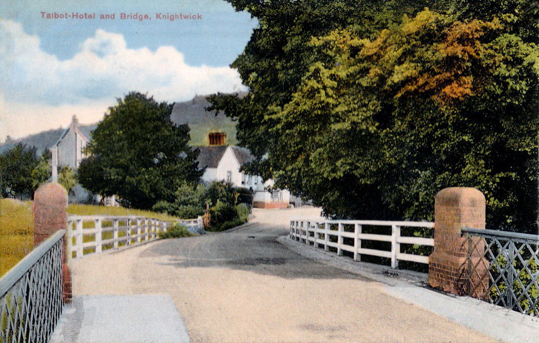 Talbot Hotel and Bridge, Knightwick.