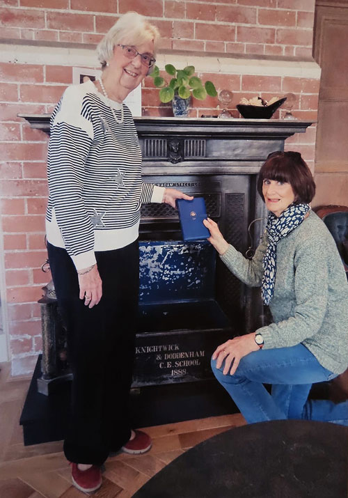 Presentation inside Bible